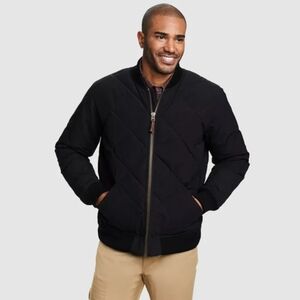 Black Eddie Bauer Skyline Down Bombet Jacket